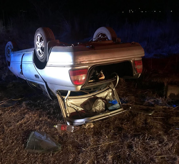 A collision on Station Road in Carletonville left one person dead and seven others injured on Sunday morning.