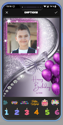 Screenshot Birthday Photo Frames