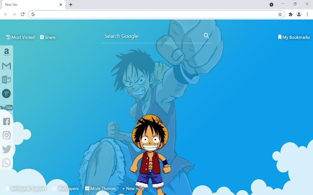 One Piece Chibi Fons de pantalla