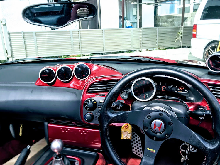 S2000のDIY・ドライブ・コックピット・インテリアパネル塗装に関するカスタム事例の投稿画像1枚目