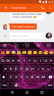 Lastest Violet -Kitty Emoji Keyboard APK for Android