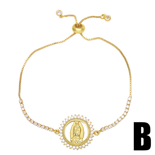 Title 4, Diamond-studded Madonna Bracelet with Temperame...