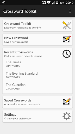 Crossword Toolkit