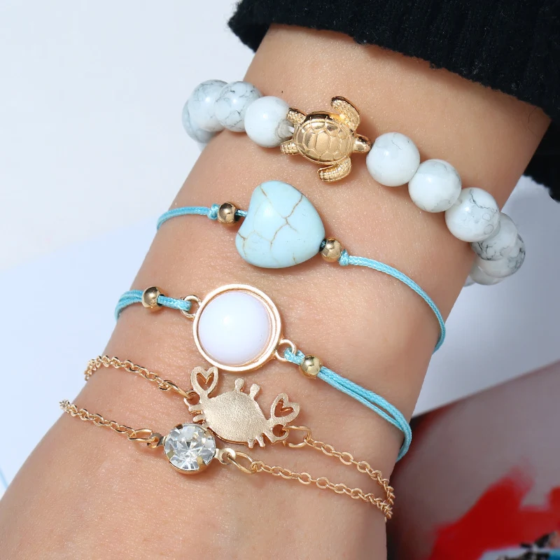 Loving Crab Bracelet Multilayer Hands