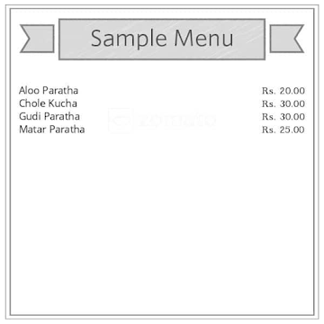 Sharma Ji Chole Kulche menu 
