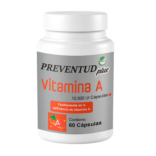 Vitamina A 10.000 UI Preventud Plus x 60 Cápsulas