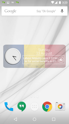 Romania Clock RSS Widget