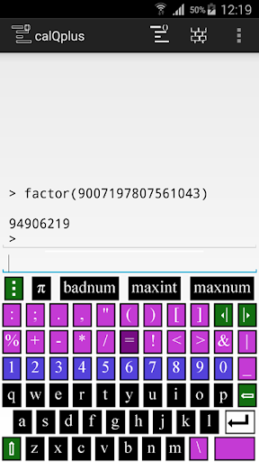 calQplus programmable app.