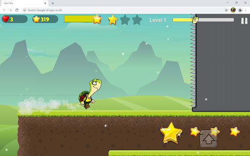 Hero Turtle Platform Game