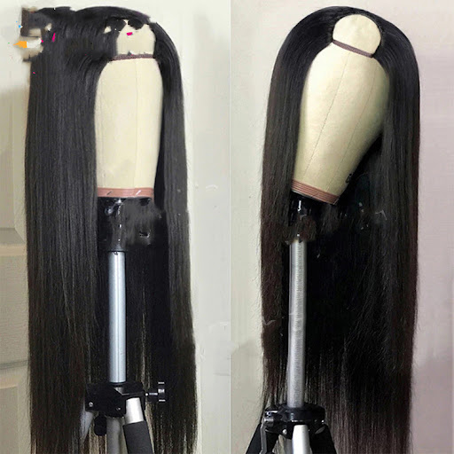 Title 4, U-shaped Human Hair Full Mechanism Headgear pro...