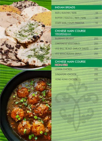 Andhra Ruchulu menu 