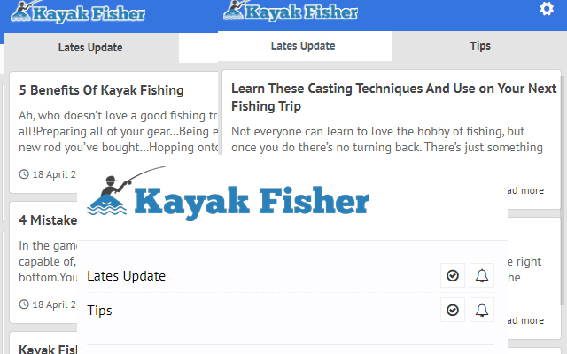 Kayak Fisher - Latest Blog News Update Preview image 0