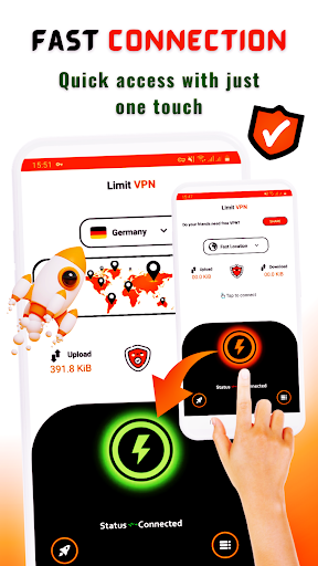 Screenshot فیلتر شکن مار قوی Limit VPN