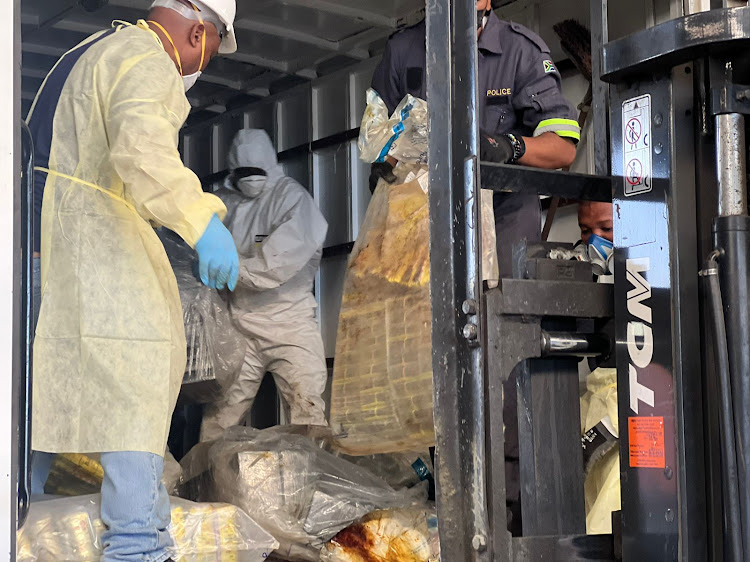 National commissioner Gen Fannie Masemola presided over the destruction of drugs worth a total of R800m in Johannesburg on Thursday.