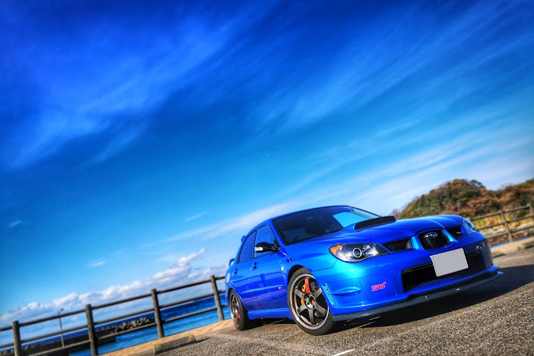 インプレッサ WRX STIのインプレッサWRXSTI・gdb・2020ベストショット・青に関するカスタム事例の投稿画像1枚目