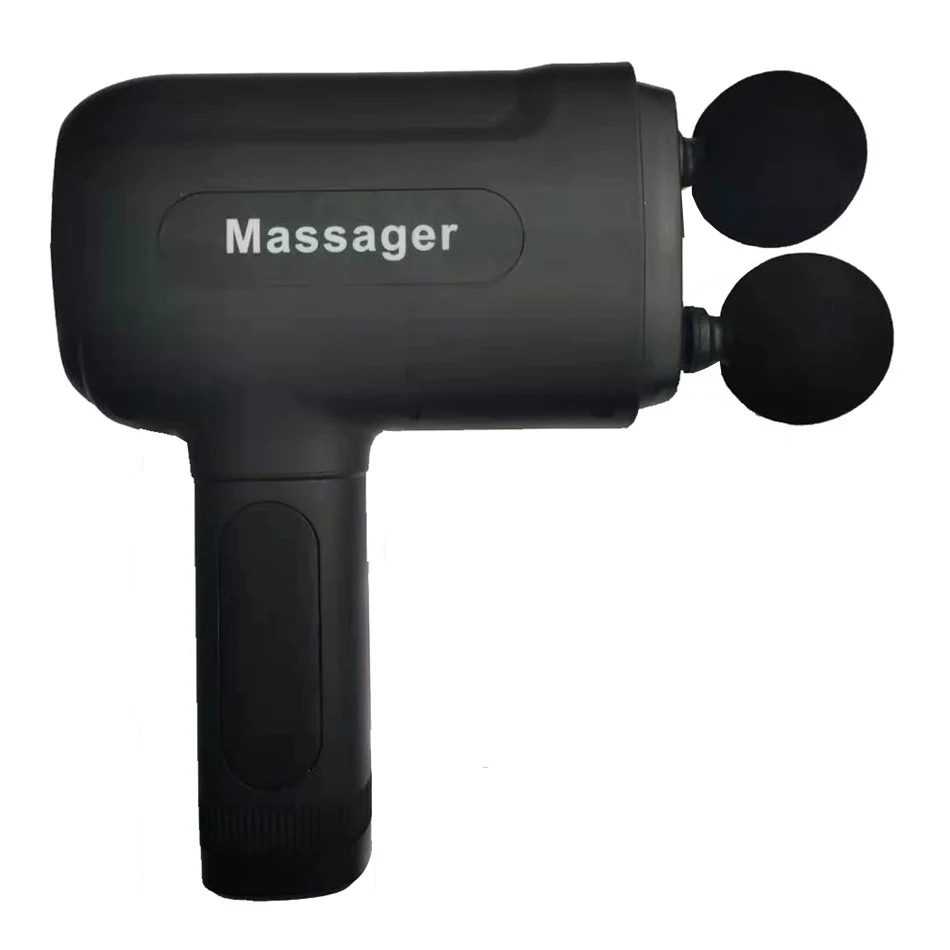Creatief Dubbelkoppig Fascia Gun Spierontspanner. Verlicht Pijn en Bevordert Spierherstel door Therapie. Voor betere prestaties en welzijn.