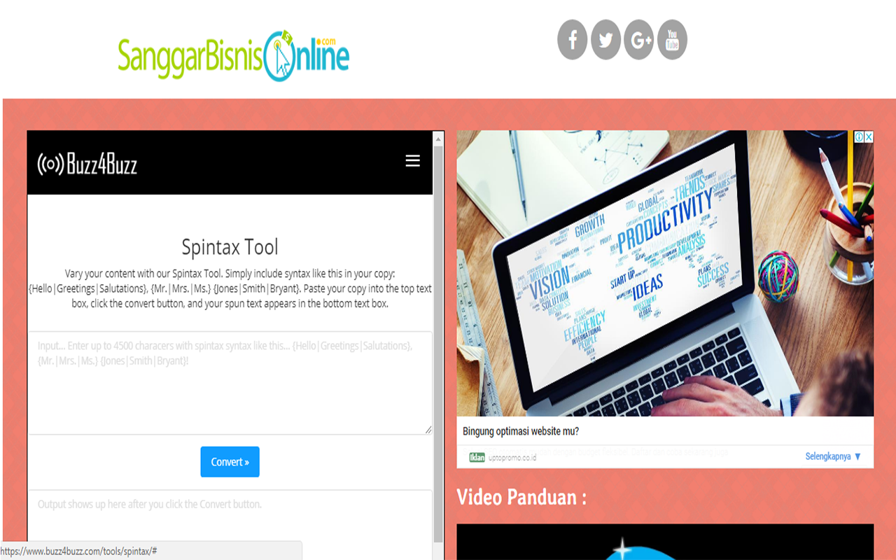 TEXT SPINTAX - SANGGAR BISNIS ONLINE Preview image 1