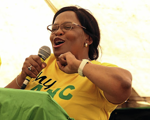 ANC's national executive member Nomvula Mokonyane.