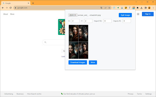 Midjourney Image Splitter / Photo cutting Preview 2