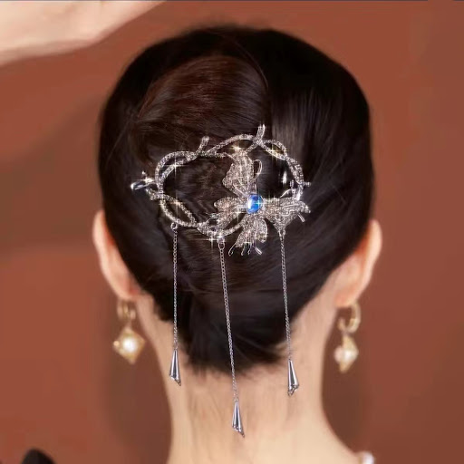 Title 5, Copper Alloy Synthetic Zircon Hair Accessories....