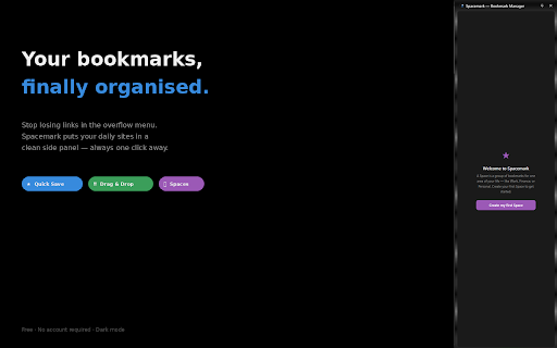 Spacemark — Bookmark Manager screenshot 1