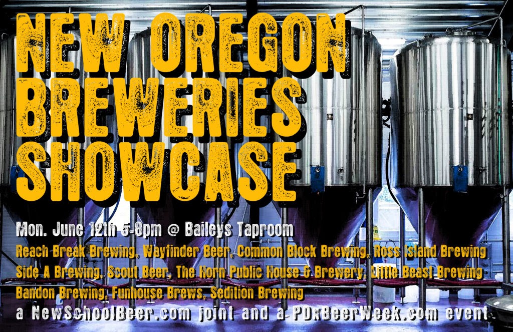 The New Oregon Breweries Showcase features eleven of our state’s best new breweries (all breweries will have opened less than a year from the date of the event) and each brewery will have the brewer and/or owner present and two of their beers on tap. No cover charge, beers individually priced.