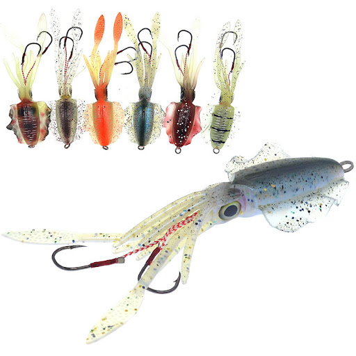 Title 4, Leaded luminous imitation squid bait for effect...