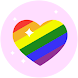PG Love - Rainbow Sticker Pack from Photo Grid - Androidアプリ