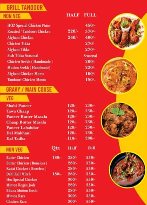 House Of Zaikaa menu 