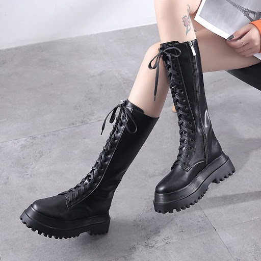 Title 6, Womens High-Top Plus Velvet Platform Ski Boots