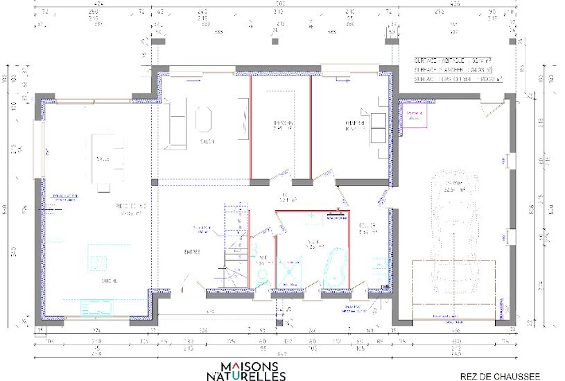  Vente Terrain + Maison - Terrain : 1 009m² - Maison : 146m² à Bernieulles (62170) 