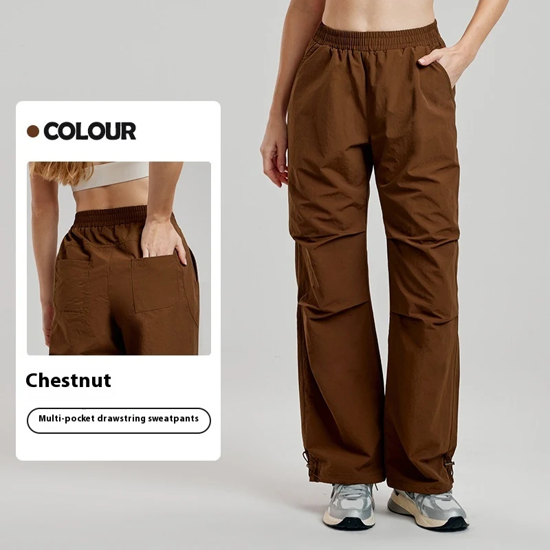 Pantalones Cargo Mujer Otoño Senderismo Rectos Outdoor Transpirables Ajuste Clásico Ideales para Caminatas y Actividades al Aire Libre