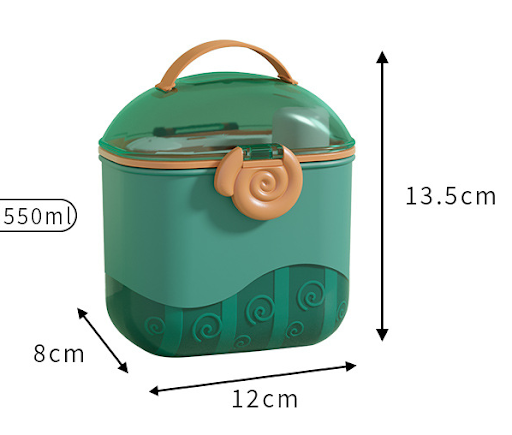 Title 2, Portable Sealed Milk Powder Dispenser with Divi...