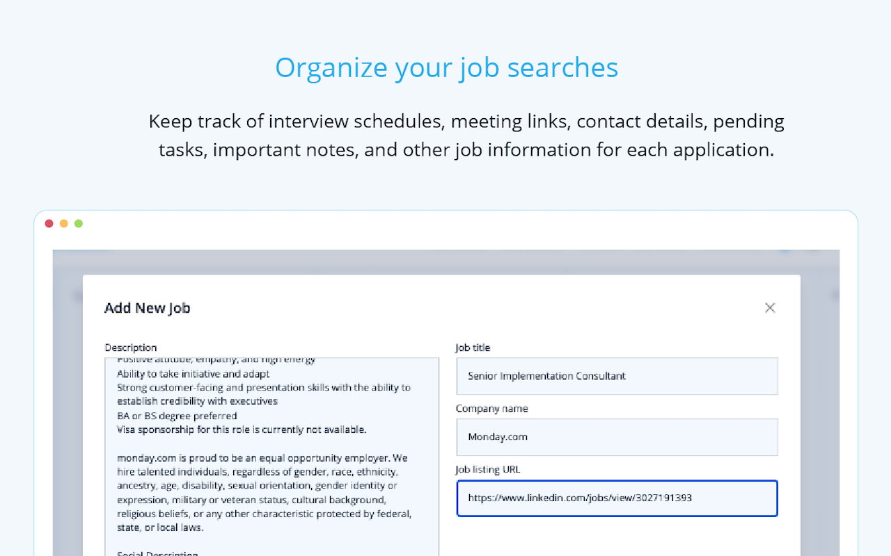 Jobscan: Job Search Tracker Preview image 5