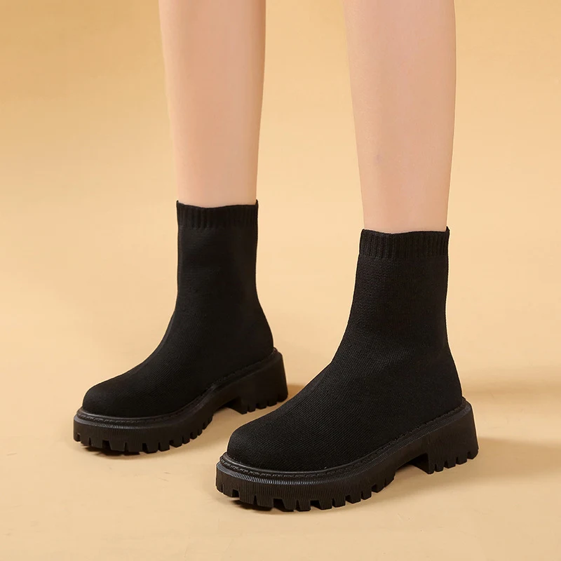 Title 10, Botas Martin de Talla Grande con Punta Redonda ...