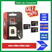 Thẻ Nhớ 32Gb 64Gb 128Gb Hikvision Class 10 Micro Sd Cho Điện Thoại Máy Ảnh Chính Hãng Bảo Hành 5 Năm