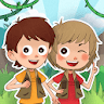 Dani and Evan: Dinosaur books icon