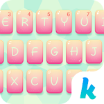 Pink Jelly Kika Keyboard Theme Apk