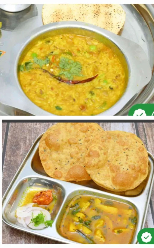 Desi Aloo Poori + Desi Tadka Dal Khichdi Combo