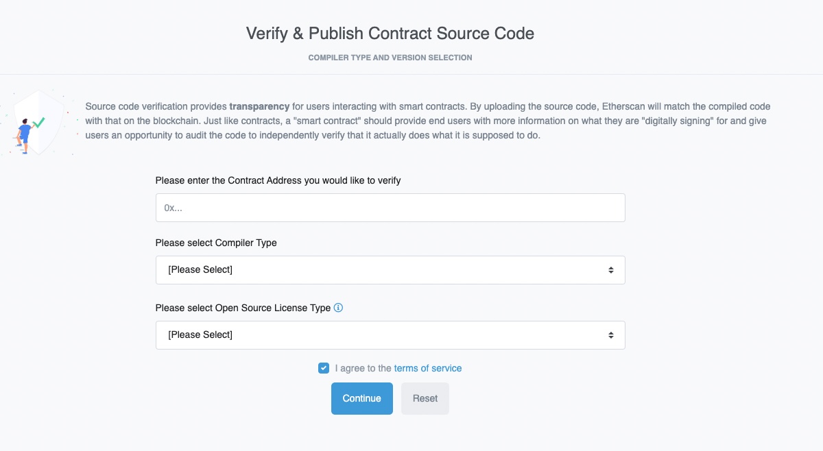 verify smart contracts etherscan