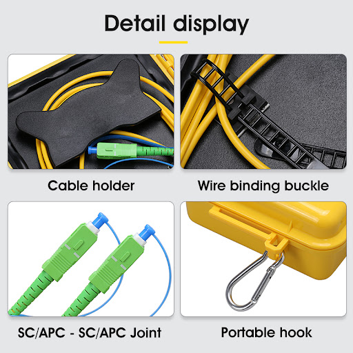 Title 3, OTDR Fiber Tester SC/APC Test Extension Cable F...