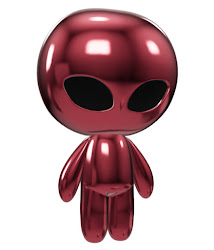 The Alien Boy 3D models - Rose Red