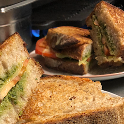 Sourdough Grilled Cheese with Coriander Chutney