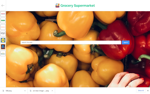 Grocery Supermarket chrome extension