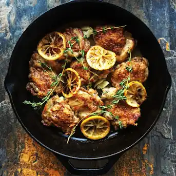 Slow Cooker Chicken Thighs - The Almond Eater