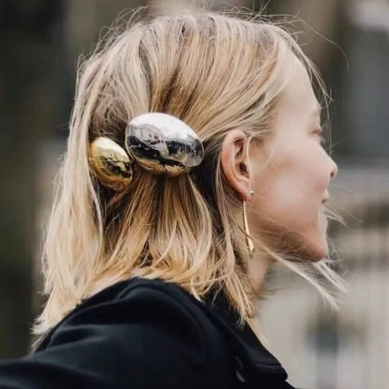Title 2, Barrettes à cheveux métal design minimaliste co...
