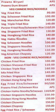 Sai Sagar Family Restaurant & Bar menu 2