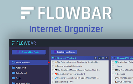 Flowbar - Chrome Tab Manager small promo image