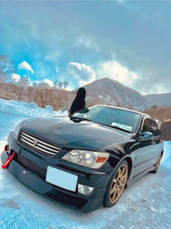 アルテッツァの#アルテッツァ・#ゆきどり・#雪景色・カスタムに関するカスタム事例の投稿画像1枚目