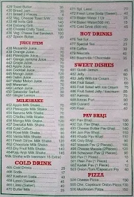 Shri Nidhi menu 4